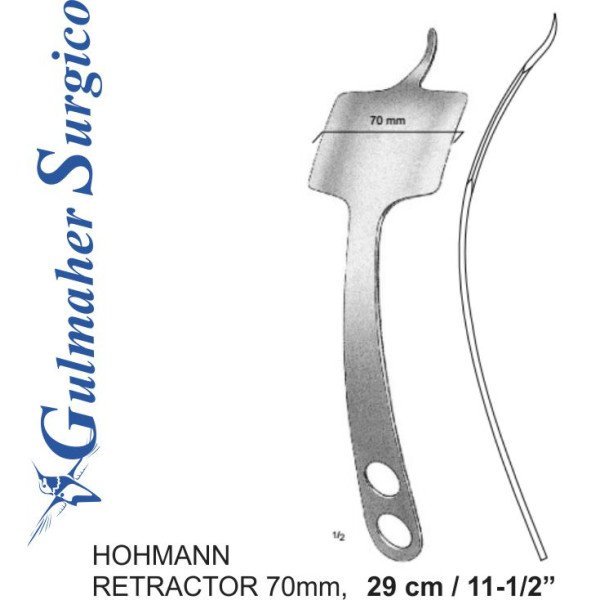 HOHMANN RETRACTOR 70mm, 29cm / 11-1/2”