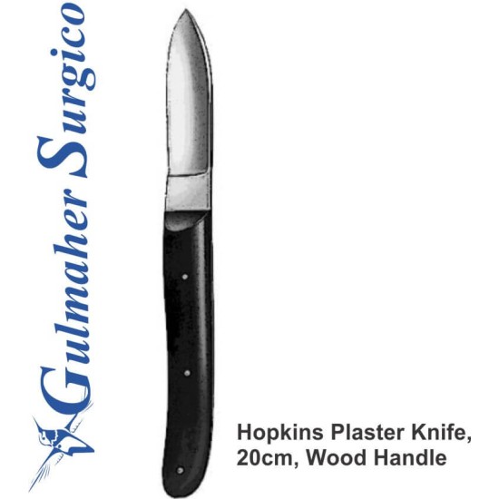 Hopkins Plaster Knife, 20cm, Wood Handle