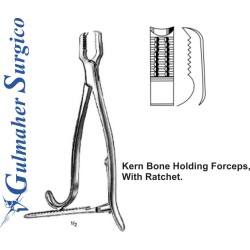 Kern Bone Holding Forceps, With Ratchet.