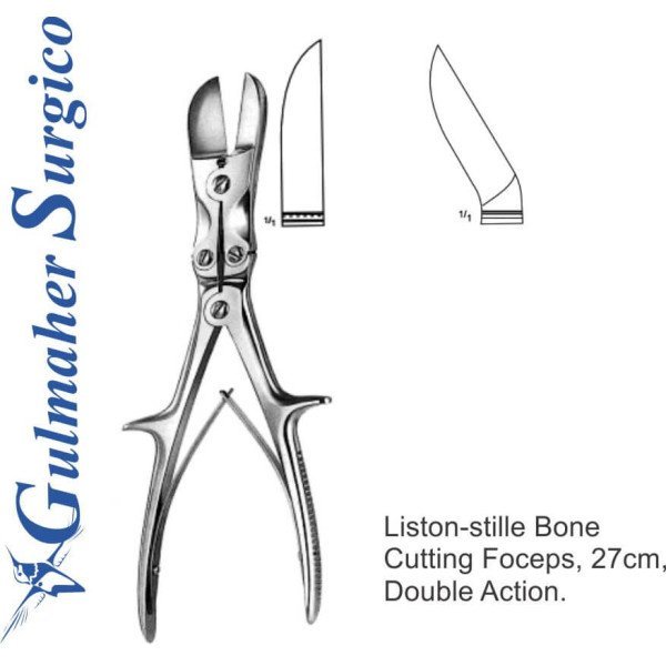 Liston-stille Bone Cutting Foceps, 27cm