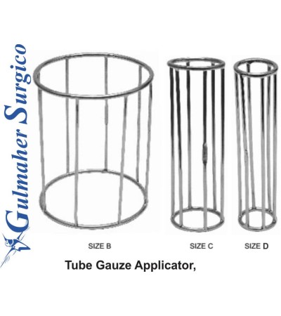 Tube Gauze Applicator, Size B, C and D