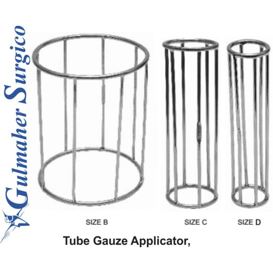 Tube Gauze Applicator, Size B, C and D
