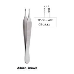 Adson-Brown Forceps 7 x 7 Teeth 12 cm - 4-3/4˝ Adson-Brown Forceps 7 x 7 Teeth 12 cm - 4-3/4˝