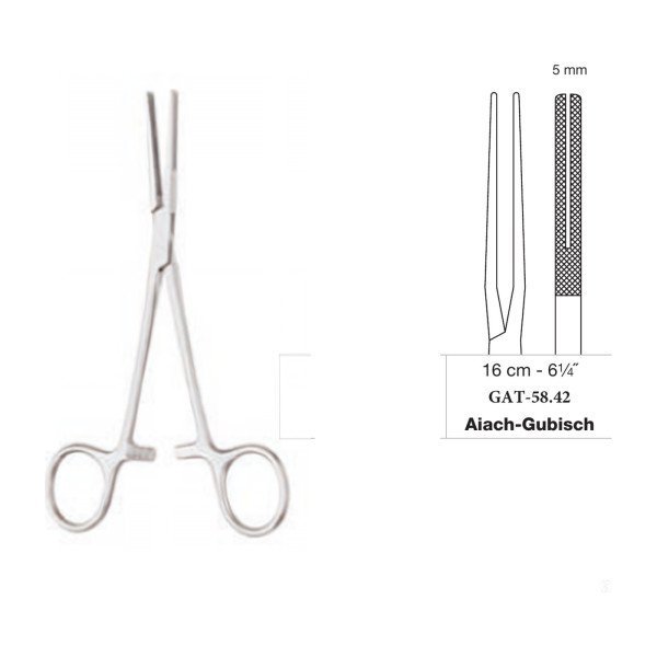 Aiach-Gubisch Bone Forceps 16 cm - 6-1/4˝, 5 mm