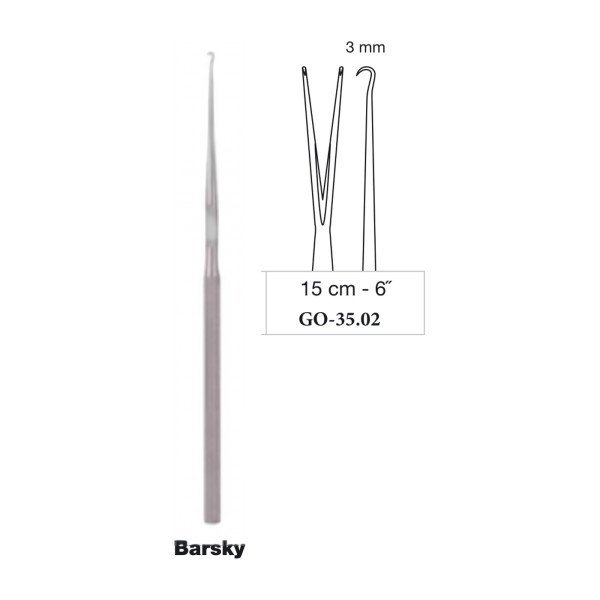 Barsky Skin Double Hook 15 cm - 6˝, 3 mm Barsky Skin Double Hook 15 cm - 6˝, 3 mm