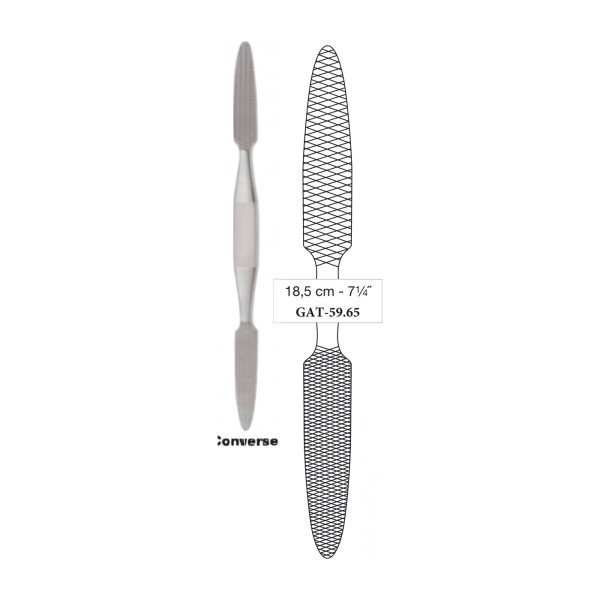 Converse Nasal Rasp and File 18.5 cm - 7-1/4˝ Converse Nasal Rasp and File 18.5 cm - 7-1/4˝