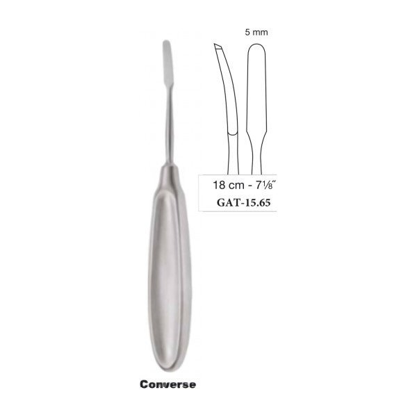 Converse Raspatory 5 mm, 18 cm - 7-1/8˝