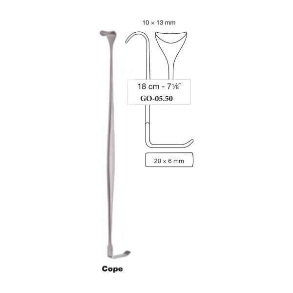 Cope Retractor Double Ended, 18 cm - 7-1/8˝