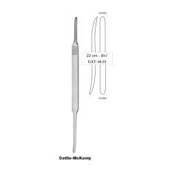 Cottle-McKenty Elevator 22 cm - 8-3/4˝, Double-Ended, 4.0 mm