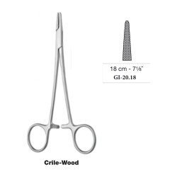 Crile-Wood Needle Holder 18 cm - 7-1/8˝ Crile-Wood Needle Holder 18 cm - 7-1/8˝
