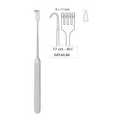 Delicate Retractor Blunt 6 x 11 mm, 17 cm - 6-3/4˝ Delicate Retractor Blunt 6 x 11 mm, 17 cm - 6-3/4˝