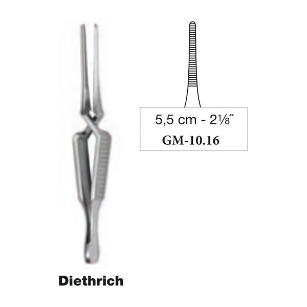 Diethrich Bulldog Clamp Straight 5.5 cm - 2-1/8˝ Diethrich Bulldog Clamp Straight 5.5 cm - 2-1/8˝