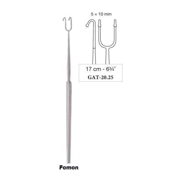 Fomon Alar Retractor 5 x 10 mm, 17 cm - 6-3/4˝