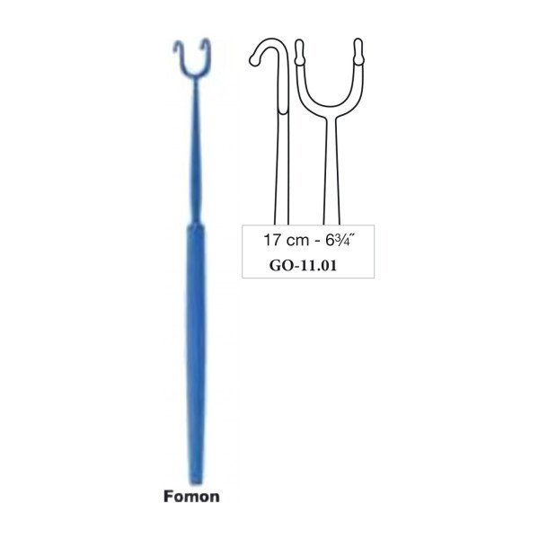 Fomon Retractor Ball Tips 5 x 10 mm Blepharoplasty Pattern, 17 cm - 6-3/4˝ Fomon Retractor Ball Tips 5 x 10 mm Blepharoplasty Pattern, 17 cm - 6-3/4˝