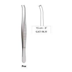 Fox Tissue and Cartilage Grasping Forceps 15 cm - 6˝