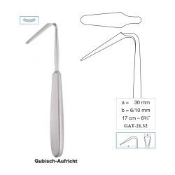 Gubisch-Aufricht Nasal Retractor 30 x 6/10 mm, 17 cm - 6-3/4˝ Gubisch-Aufricht Nasal Retractor 30 x 6/10 mm, 17 cm - 6-3/4˝