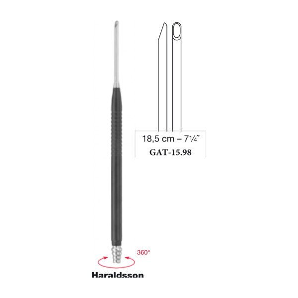 Haraldsson Suction Elevator 18.5 cm - 7-1/4˝, With Tube Connection, Rotatable