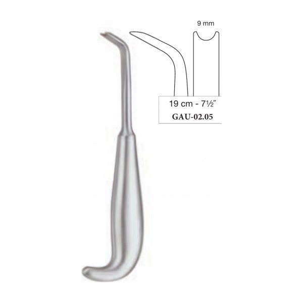 Hargis Raspatory 9 mm, 19 cm - 7-1/2˝