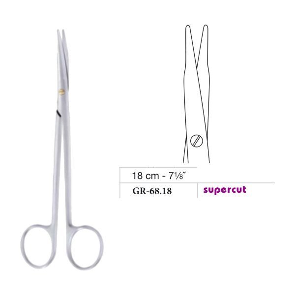 Jameson Scissors, Curved, Supercut, 18 cm - 7-1/8˝