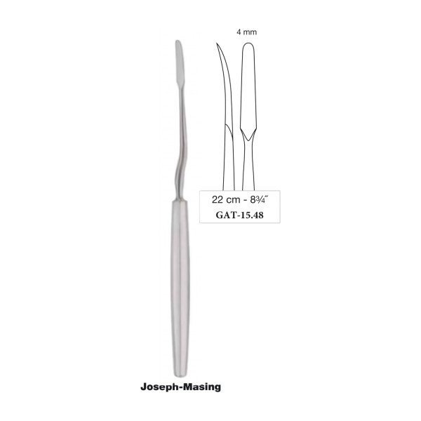 Joseph-Masing Septum Raspatory 22 cm - 8-3/4˝, 4 mm
