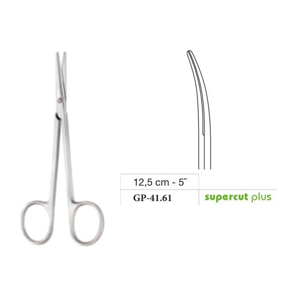 Knapp Scissors, Curved, Supercut Plus, 12.5 cm - 5˝