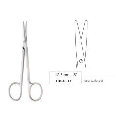Knapp Scissors, Straight, Standard, 12.5 cm - 5˝ Knapp Scissors, Straight, Standard, 12.5 cm - 5˝