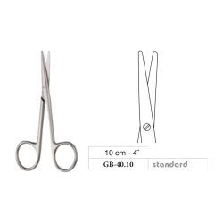Lexer Baby Scissors, Straight, Standard, 10 cm - 4˝ Lexer Baby Scissors, Straight, Standard, 10 cm - 4˝