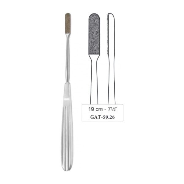Maltz Nasal Rasp 19 cm - 7-1/2˝, Diamond Dust Coated Maltz Nasal Rasp 19 cm - 7-1/2˝, Diamond Dust Coated