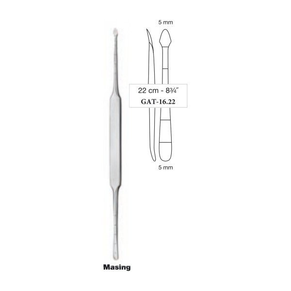 Masing Septum Elevator 22 cm - 8-3/4˝, Double-Ended, 5 mm Masing Septum Elevator 22 cm - 8-3/4˝, Double-Ended, 5 mm