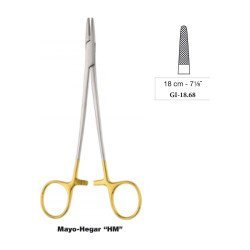 Mayo-Hegar Tungsten Carbide Needle Holder 18 cm - 7-1/8˝ Mayo-Hegar Tungsten Carbide Needle Holder 18 cm - 7-1/8˝