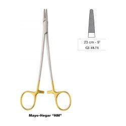 Mayo-Hegar Tungsten Carbide Needle Holder 23 cm - 9˝