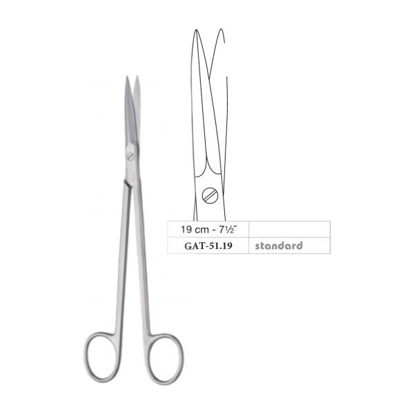 McIndoe Cartilage Scissors 19 cm - 7-1/2˝