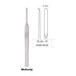 McKenty Periosteal Elevator 15 cm - 6˝, Sharp, 4 mm McKenty Periosteal Elevator 15 cm - 6˝, Sharp, 4 mm