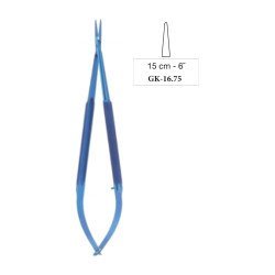 Micro Needle Holder Titanium Straight 15 cm - 6˝