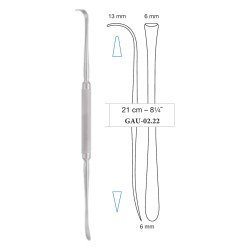 Obwegeser-Freer Raspatory 6 x 13 mm, Double Ended, 21 cm