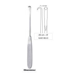 Obwegeser Raspatory 20 cm - 8˝, 7 x 5 mm