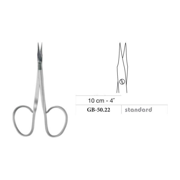 Stevens Ribbon Scissors, Sharp, Straight, Standard, 10 cm - 4˝ Stevens Ribbon Scissors, Sharp, Straight, Standard, 10 cm - 4˝
