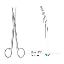 Mayo-Lexer Scissors, Curved, Tungsten Carbide, 16 cm - 6-1/4˝ Mayo-Lexer Scissors, Curved, Tungsten Carbide, 16 cm - 6-1/4˝