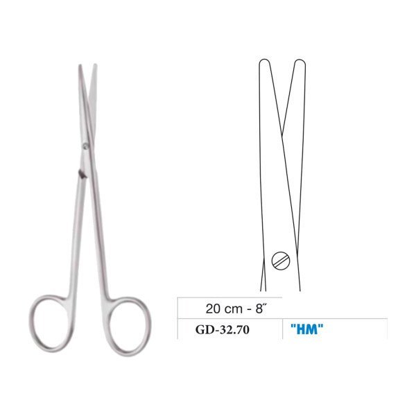 Metzenbaum Scissors, Straight, Tungsten Carbide, 20 cm - 8˝ Metzenbaum Scissors, Straight, Tungsten Carbide, 20 cm - 8˝
