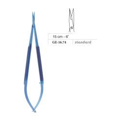 Micro Dissecting Scissors, Round Handle, Titanium, Straight, 15 cm - 6˝ Micro Dissecting Scissors, Round Handle, Titanium, Straight, 15 cm - 6˝