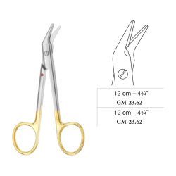 Universal Wire Cutting Scissors, Curved, Tungsten Carbide, 12 cm - 4-3/4˝ Universal Wire Cutting Scissors, Curved, Tungsten Carbide, 12 cm - 4-3/4˝