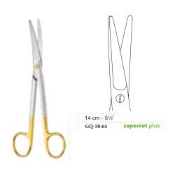 Mayo Operating Scissors, Straight, Supercut Plus, 14 cm - 5-1/2˝ Mayo Operating Scissors, Straight, Supercut Plus, 14 cm - 5-1/2˝