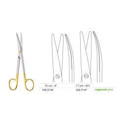 Mayo-Stille Scissors, Curved, Supercut Plus, 15 cm - 6˝ Mayo-Stille Scissors, Curved, Supercut Plus, 15 cm - 6˝