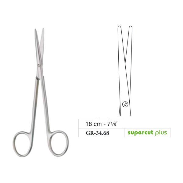 Metzenbaum-Slim Scissors, Straight, Supercut Plus, 18 cm - 7-1/8˝ Metzenbaum-Slim Scissors, Straight, Supercut Plus, 18 cm - 7-1/8˝