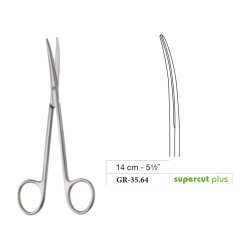 Metzenbaum-Slim Scissors, Curved, Supercut Plus, 14 cm - 5-1/2˝