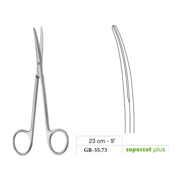 Metzenbaum-Slim Scissors, Curved, Supercut Plus, 23 cm - 9˝ Metzenbaum-Slim Scissors, Curved, Supercut Plus, 23 cm - 9˝