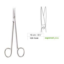 Kelly Scissors, Straight, Supercut Plus, 16 cm - 6-1/4˝ Kelly Scissors, Straight, Supercut Plus, 16 cm - 6-1/4˝