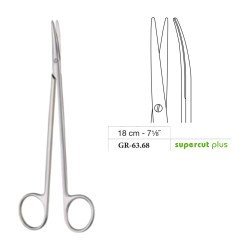 Toennis-Adson Scissors, Curved, Supercut Plus, 18 cm - 7-1/8˝