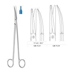 Gorney Dissecting Scissors, Curved, Supercut, 17 cm - 6-3/4˝ Gorney Dissecting Scissors, Curved, Supercut, 17 cm - 6-3/4˝
