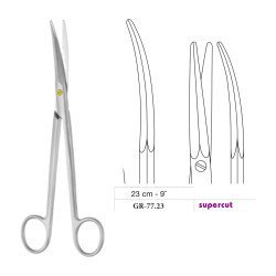 Kaye Scissors, Curved, Supercut, 23 cm - 9˝ Kaye Scissors, Curved, Supercut, 23 cm - 9˝